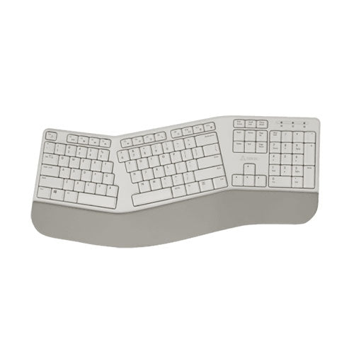 Sbox Wireless Ergonomical Keyboard White Us Layout