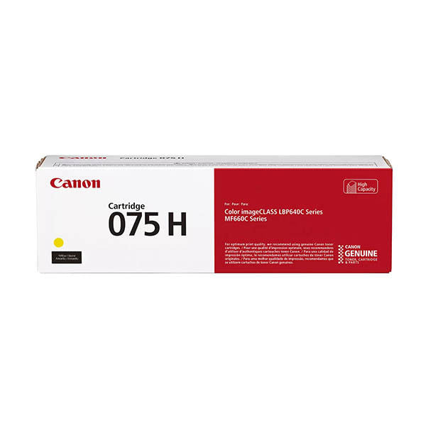 Canon 075H Γνήσιο Toner Laser Εκτυπωτή Κίτρινο