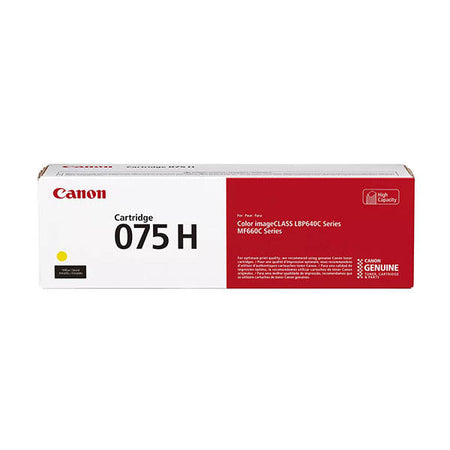 Canon 075H Γνήσιο Toner Laser Εκτυπωτή Κίτρινο