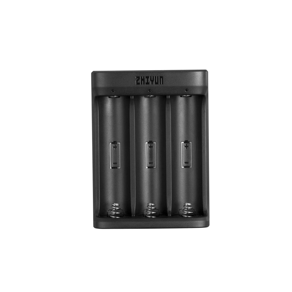 Zhiyun Charger For Li-Battery 18650 3-Slot Battery Black