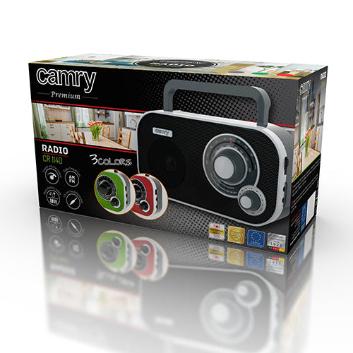 Camry Small Portable Radio Black