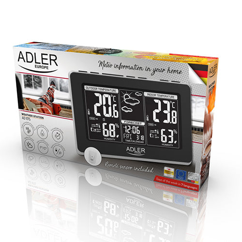Adler Weather Station Black/Silver