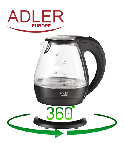 Adler Glass Kettle 1,5 L
