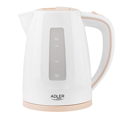 Adler Plastic Kettle 1,7 L White