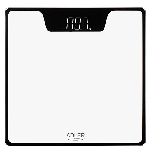 Adler Bathroom Scale With Led Display White