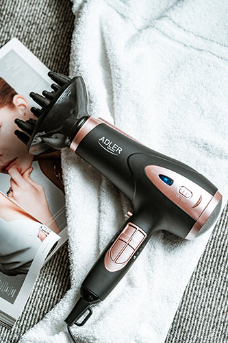 Adler 2200 W Ion Dryer & Diffuser Black