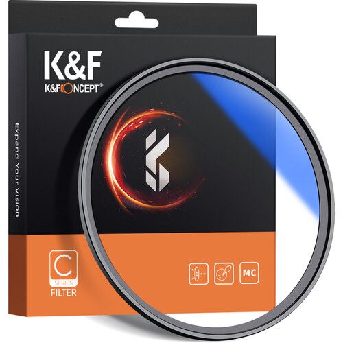 K&amp;F Concept 37 mm blauer, mehrfach beschichteter UV-Slim-Filter