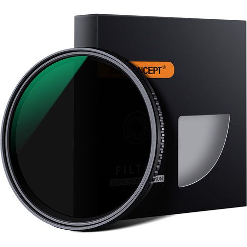 K&amp;F Concept 62 mm variabler Fader NDX ND8-ND2000 wasserdichter, kratzfester, grün beschichteter Slim-Filter