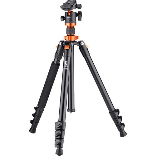 K&F Concept SA254M2 DSLR Camera Aluminum Tripod With Monopod And Ball Head Kit (KF09.089V1)