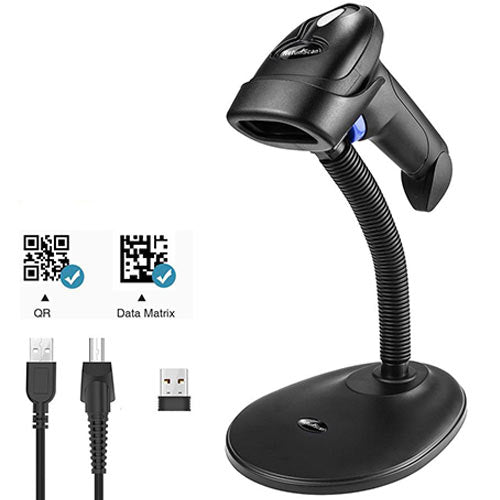 Netum 2,4 G Wireless Qr Barcode 2 D Scanner With Stand