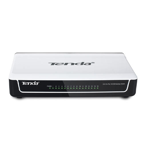 Tenda 16 Port 10/100 Desktop Switch