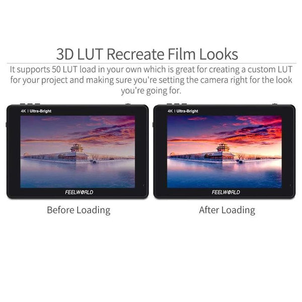 FeelWorld LUT7 7" 3D LUT 4K HDMI Monitor