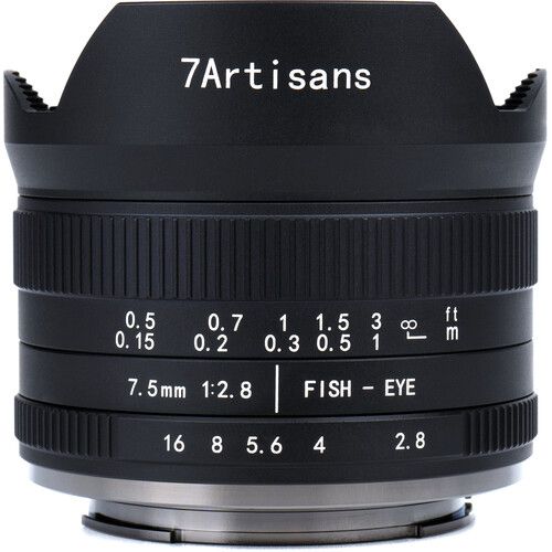 7artisans Photoelectric 7.5mm f/2.8 Mark II Fisheye Lens For Canon EF-M