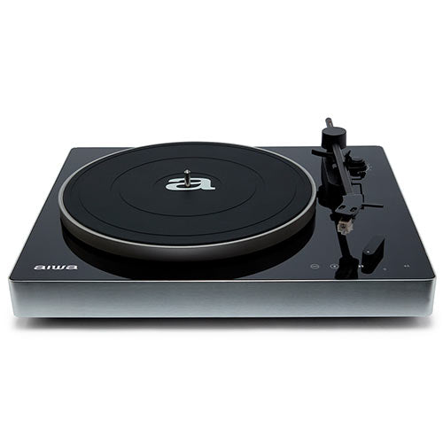 Aiwa Premium Belt Drive Turntable With Phono Pre Amp Black