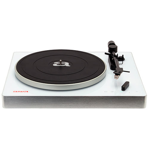 Aiwa Premium Belt Drive Turntable With Phono Pre Amp White