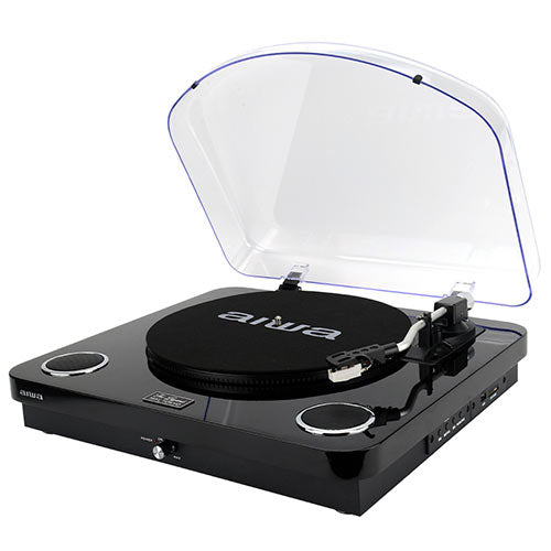 Aiwa All In One Stereo Turntable Black
