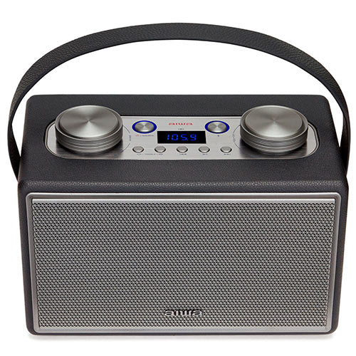 Aiwa Leatherette Portable Bluetooth Speaker Rms 50 W With Mic/Guitar Input