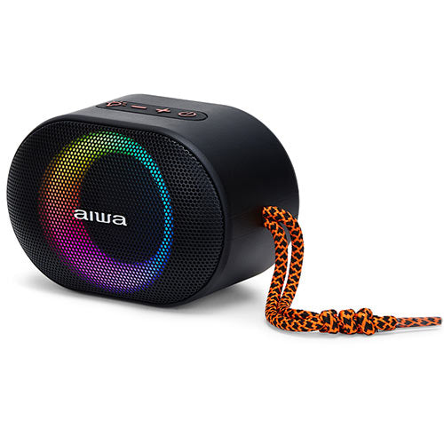Aiwa Bluetooth Speaker With Rgb Multi Lighting Rms 10 W Black