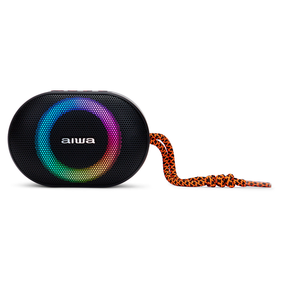 Aiwa Bluetooth Speaker With Rgb Multi Lighting Rms 10 W Black