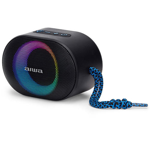 Aiwa Bluetooth Speaker With Rgb Multi Lighting Rms 10 W Blue