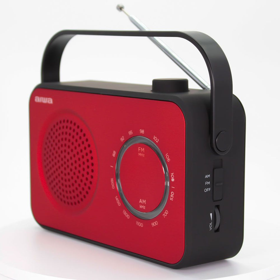 Aiwa Portable Radio Red