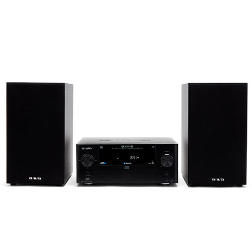 Aiwa Mini Hi Fi Stereo Bt5.0 System Rms 50 W