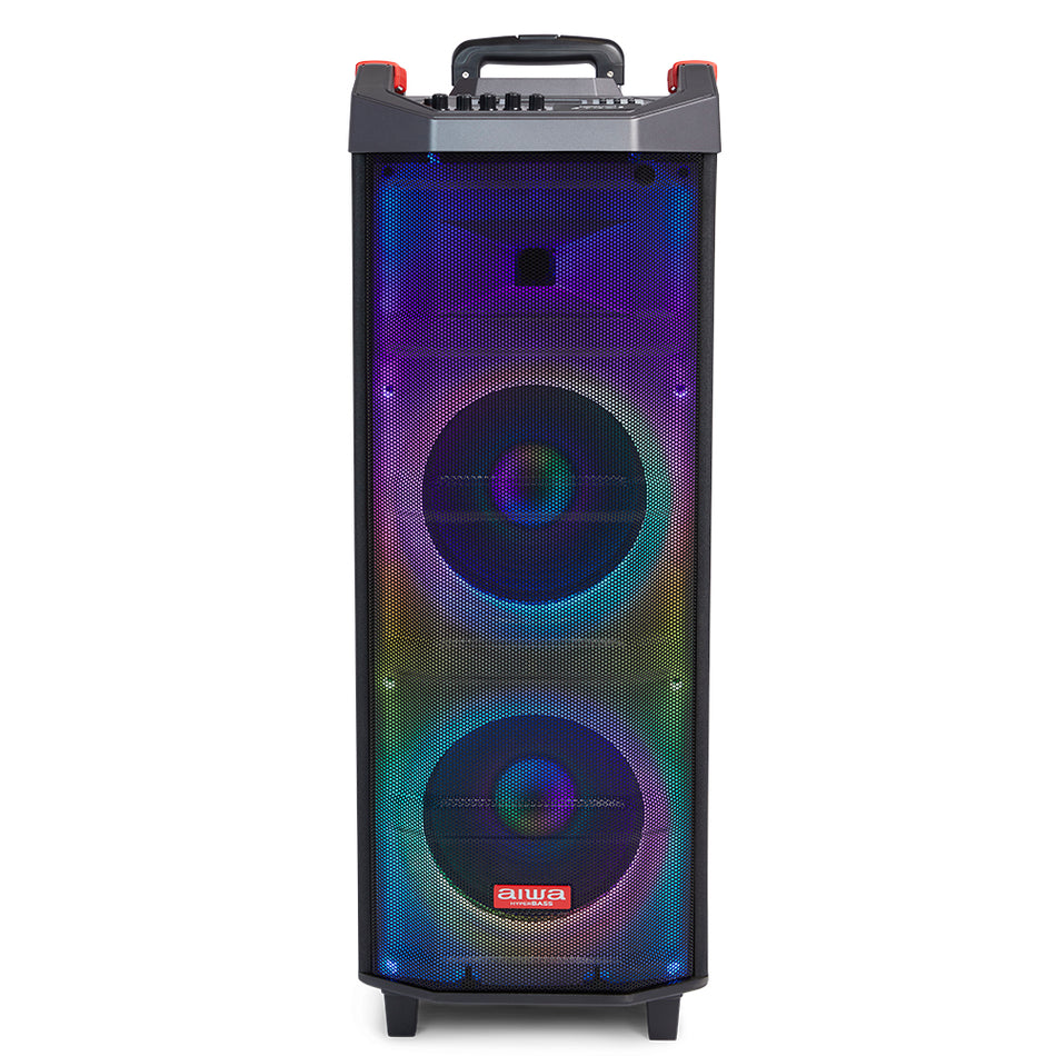 Aiwa Portable Tws Trolley Party Speaker Rgb Lighting Rms 90 W