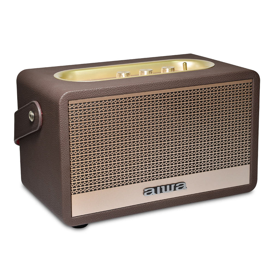 Aiwa Retro Heritage Lite Bt Speaker Rms 40 W Gold
