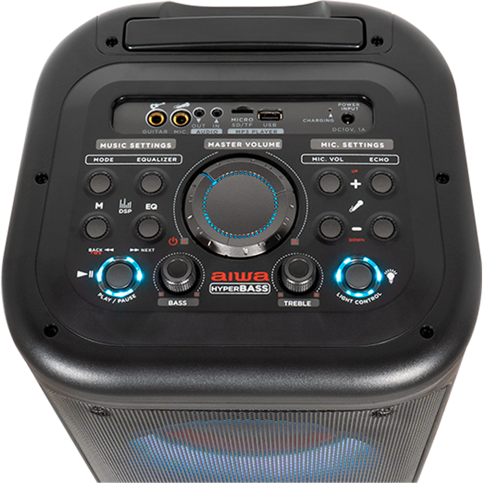 Aiwa High Power Hyperbass Party Trolley Speaker