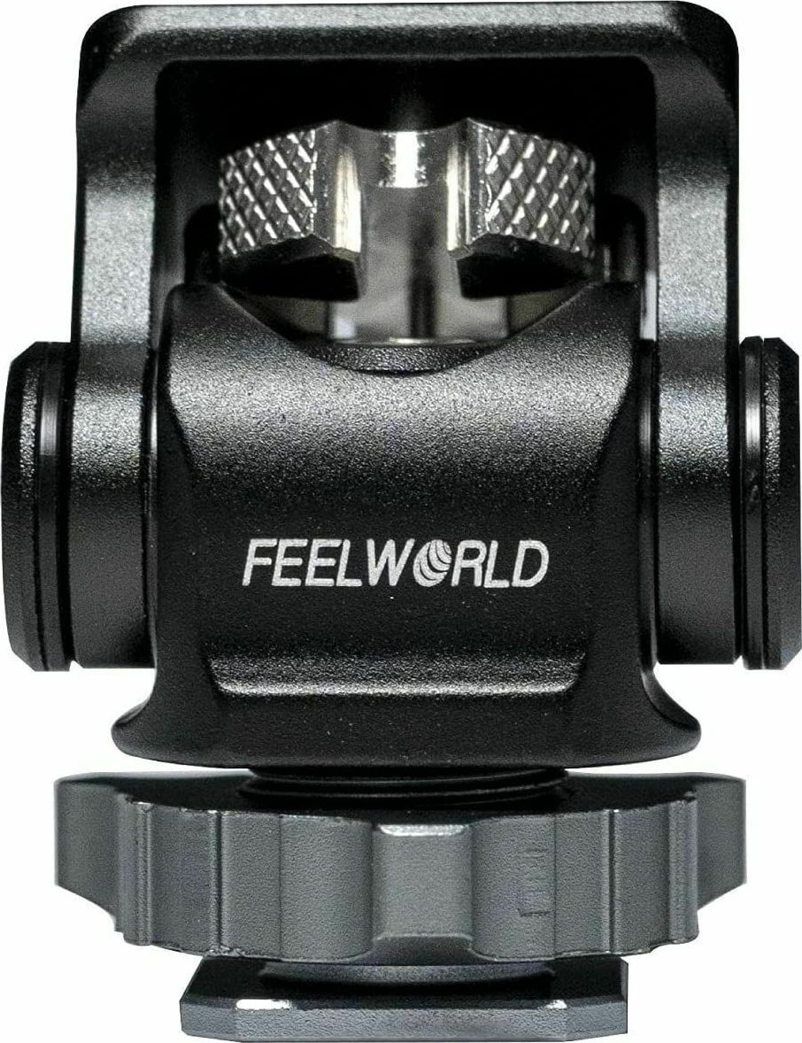 Feelworld Mini Hot Shoe Adapter Camera Monitor Mount 360 Degree Vlogger for DSLR, Microphone, Monitor, Gopro (MountVlogger)