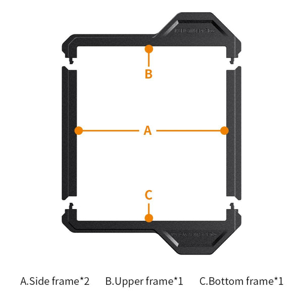 K&F Concept 100x100mm Filter Protection Frame 2 Pack - Nano X Pro Series (KF31.038)