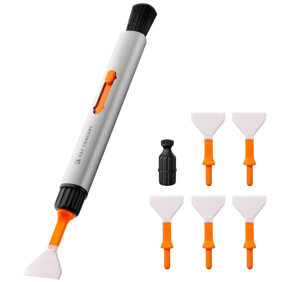 K&F Concept Replaceable Cleaning Pen Set (Cleaning Pen + Silicone Head 2 + Full-frame Cleaning Stick 6) SKU.1900
