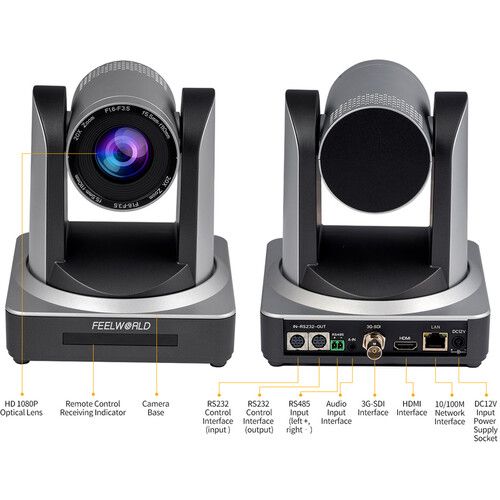 FeelWorld POE20X SDI/HDMI PTZ Camera With 20x Optical Zoom