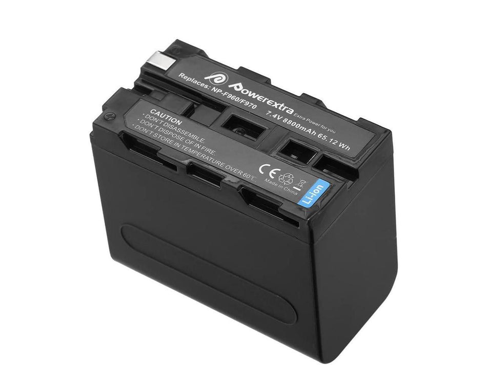 Powerextra SN-F970 Replacement Battery For Sony NP-F970 8800mAh Li-ion