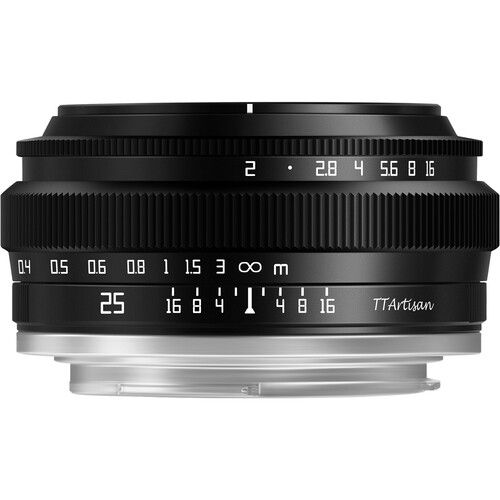 TTArtisan 25mm f/2 Lens for Nikon Z (Black)
