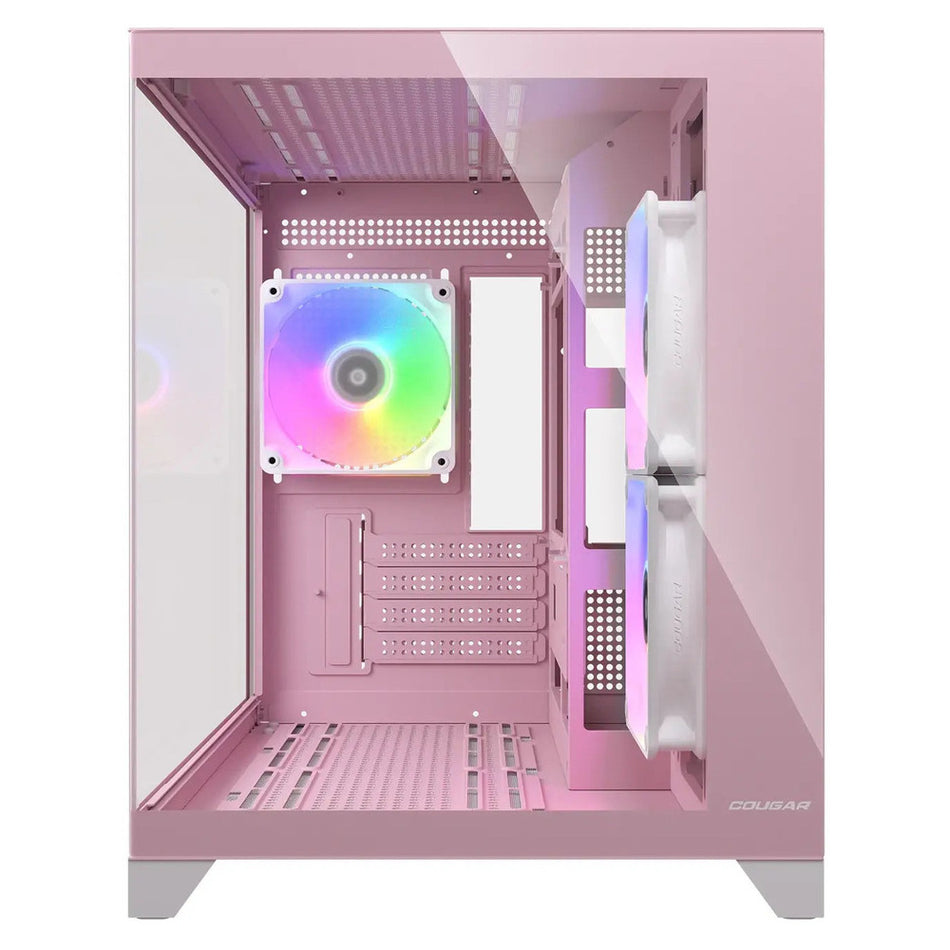 CC-COUGAR Case FV150 Mini RGB, Micro ATX Pink