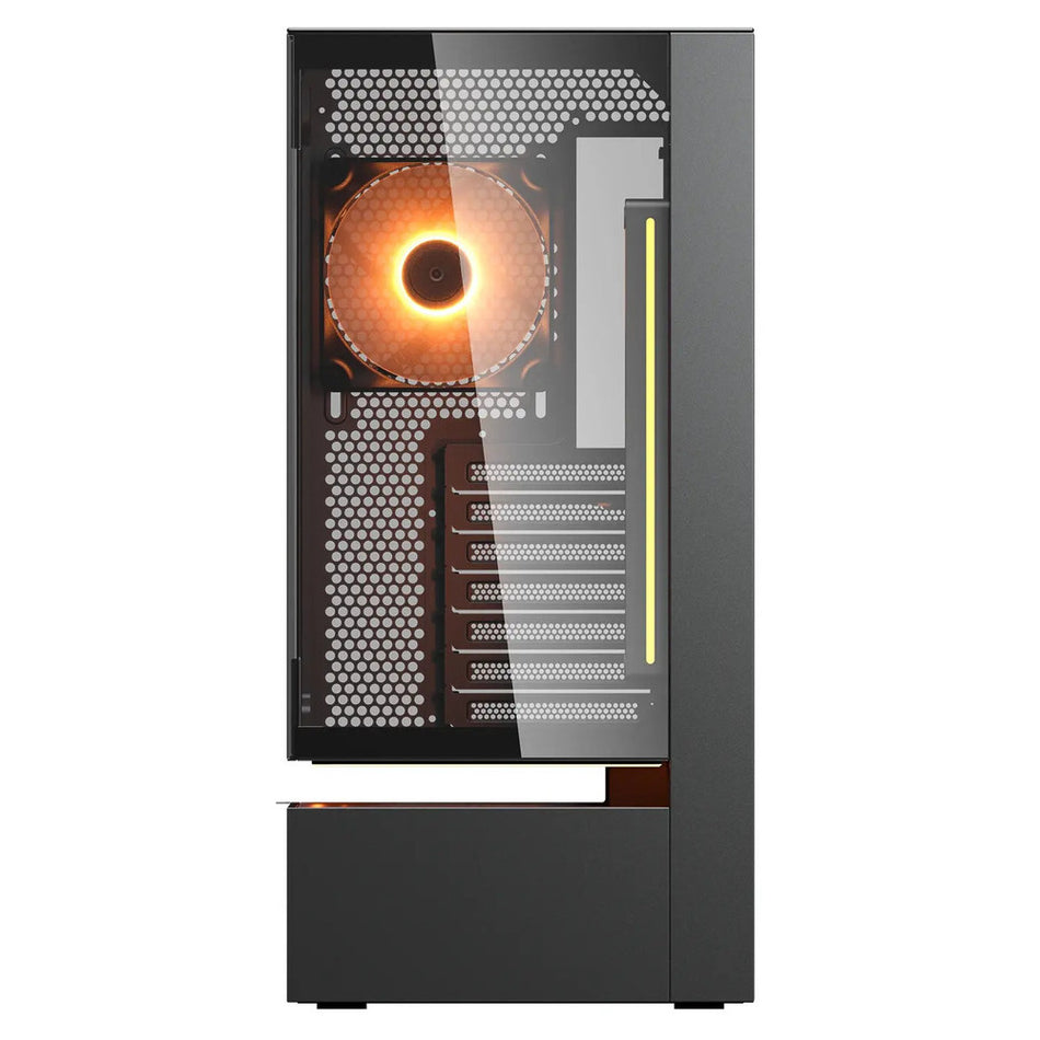 Boîtier PC CC-COUGAR Cougar Case CFV235 Verre Trempé Mid ATX Noir (1x240mm, 1x120mm ventilateurs ARGB préinstallés)