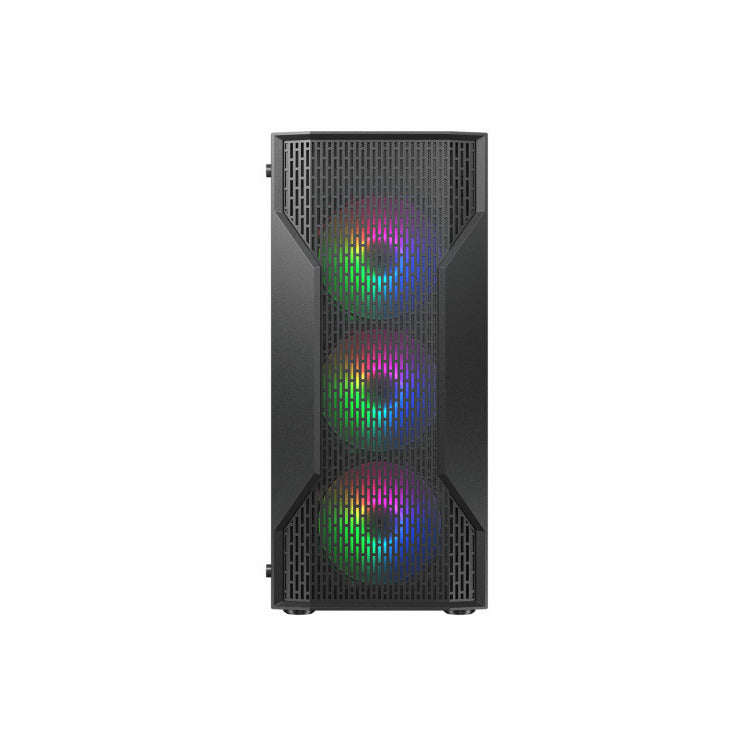 Boîtier CC-COUGAR MX110 Mesh-G RGB Verre Trempé Moyen Tour ATX Noir (4 ventilateurs RGB 120mm préinstallés)