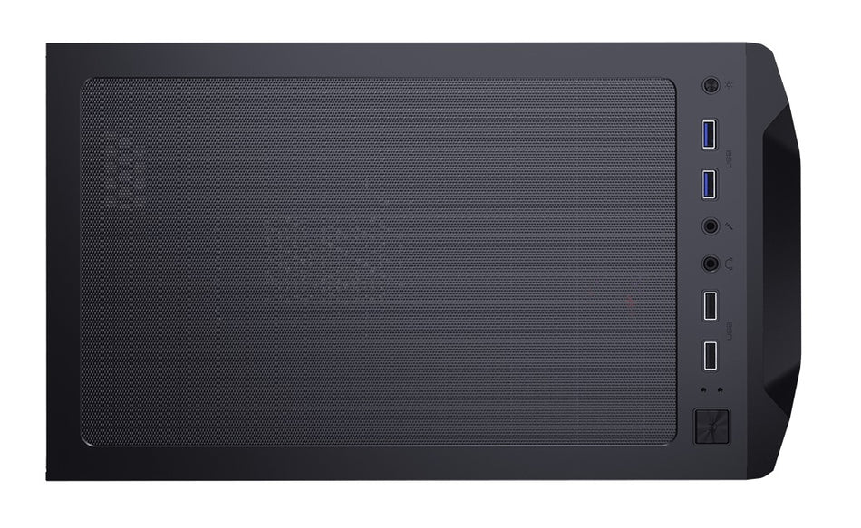 CC-COUGAR Case MX410 Mesh-G RGB Tempered Glass Midi-ATX Schwarz (4x120mm RGB-Lüfter vorinstalliert)