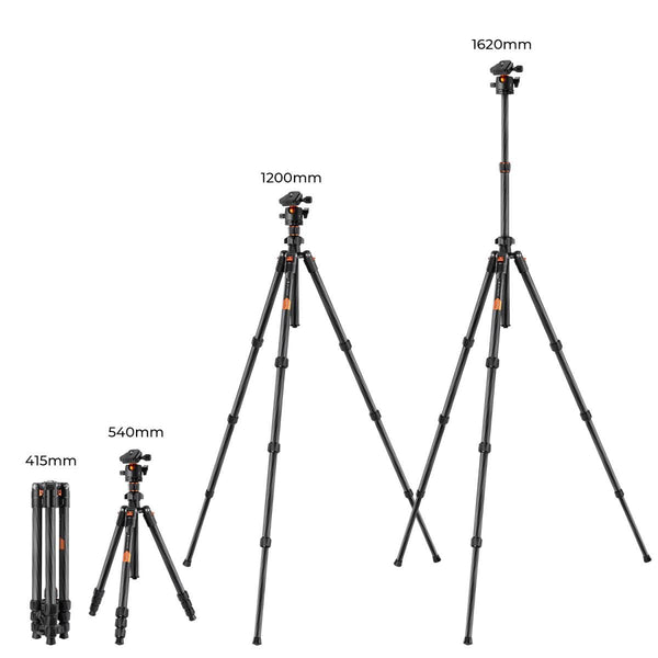 K&F Concept K254C2+BH-36L X-Series Carbon Fiber Tripod with Ball Head (KF09.123)