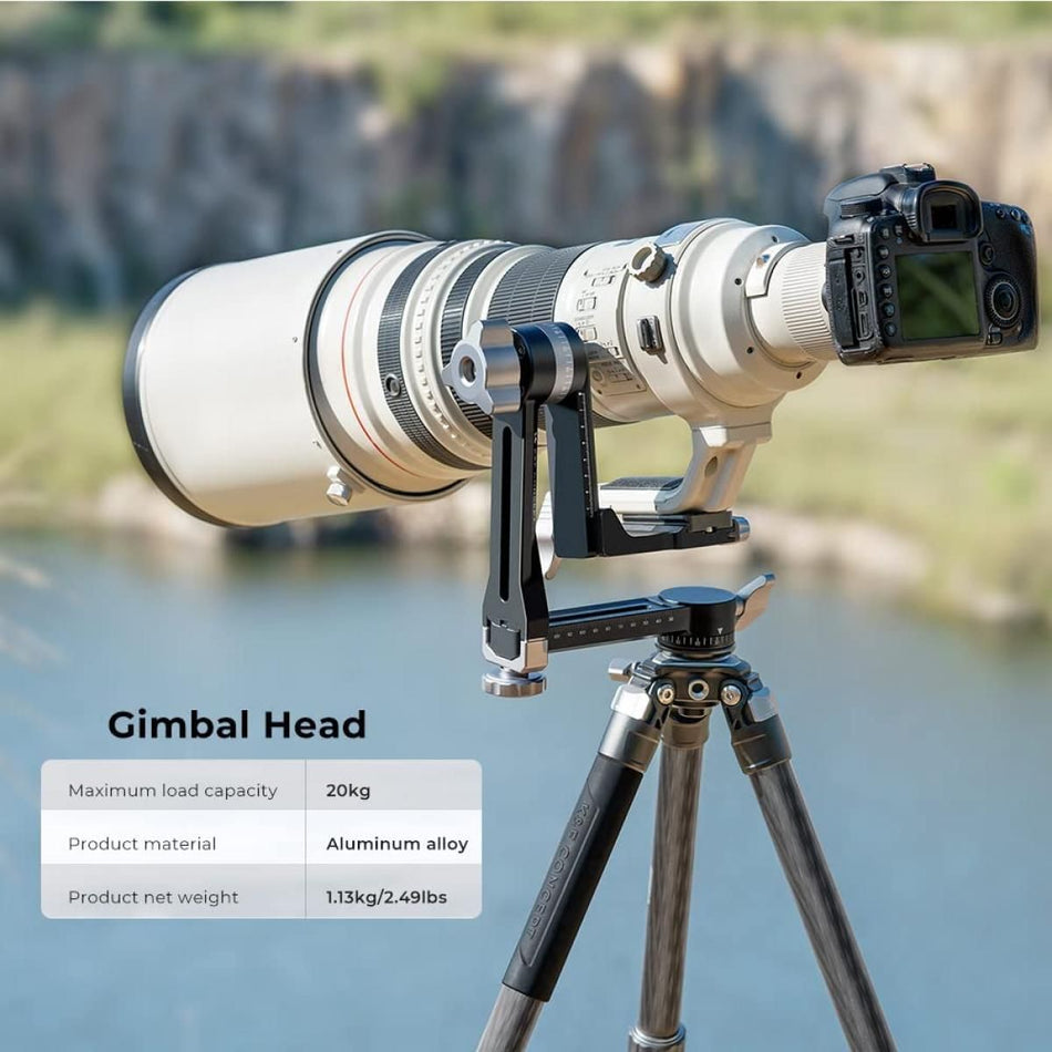 K&F Concept KF31.052 Gimbal Tripod Head