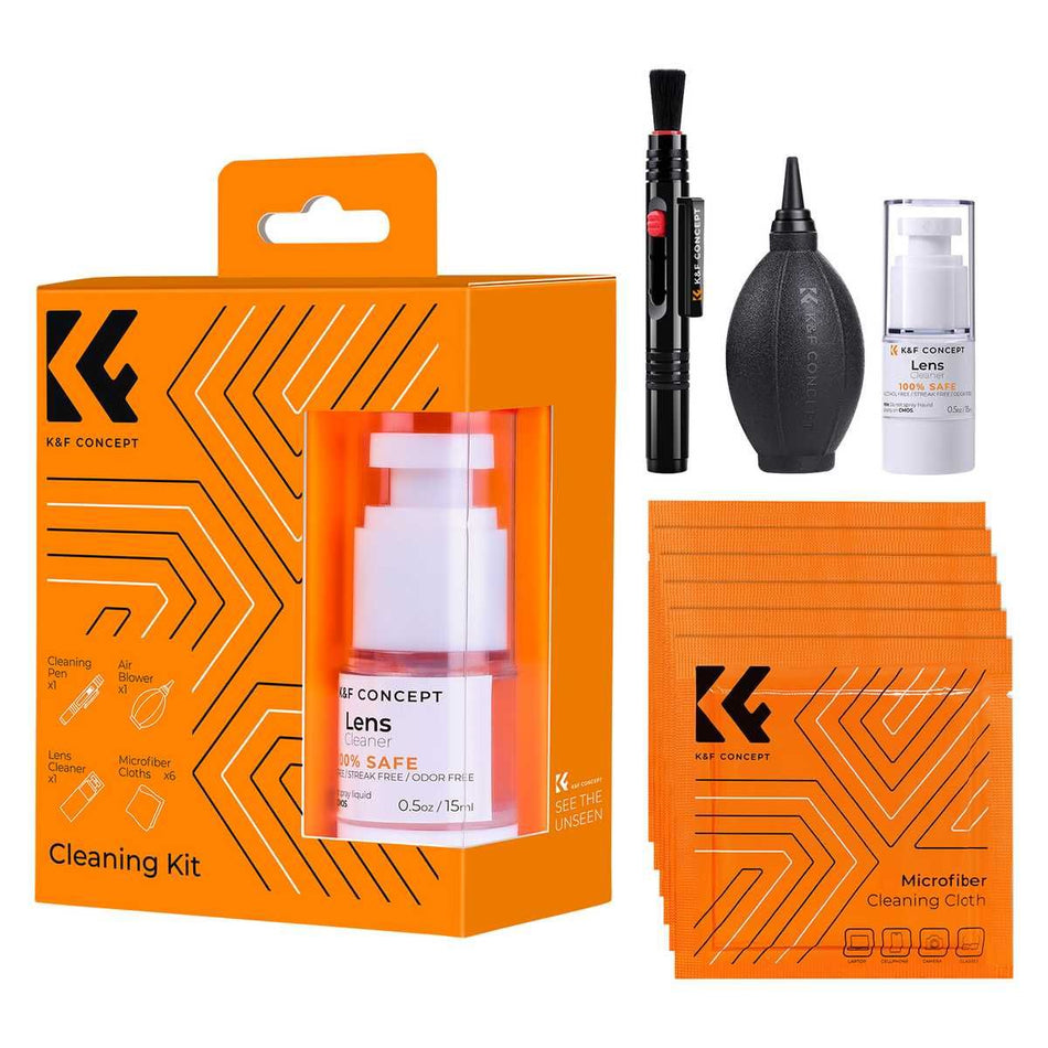 K&F Concept 4 in 1 Cleaning Kit for Lens and Camera (SKU.1618)