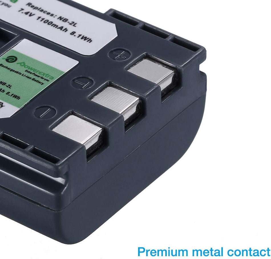 Powerextra CN-NB2L Μπαταρία συμβατή με Canon NB-2L 1100mAh Li-ion