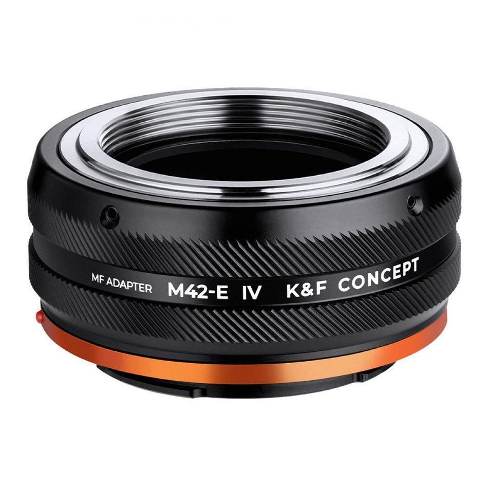 K&F Concept M42 Lens to Sony E Camera Mount Adapter, Manual Focus (KF06.498)