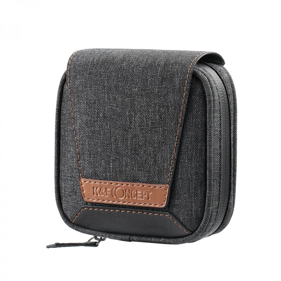K&F Concept KF13.117 Filter Pouch Case, 4-Pocket Filter Carry Case, for 37mm-95mm Filters
