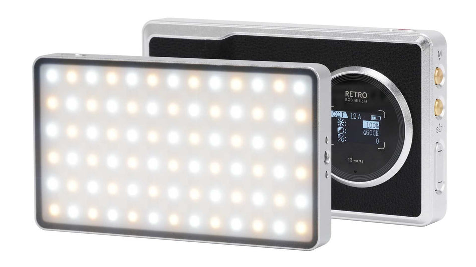 Viltrox Retro 12X tragbares zweifarbiges RGB-LED-Licht
