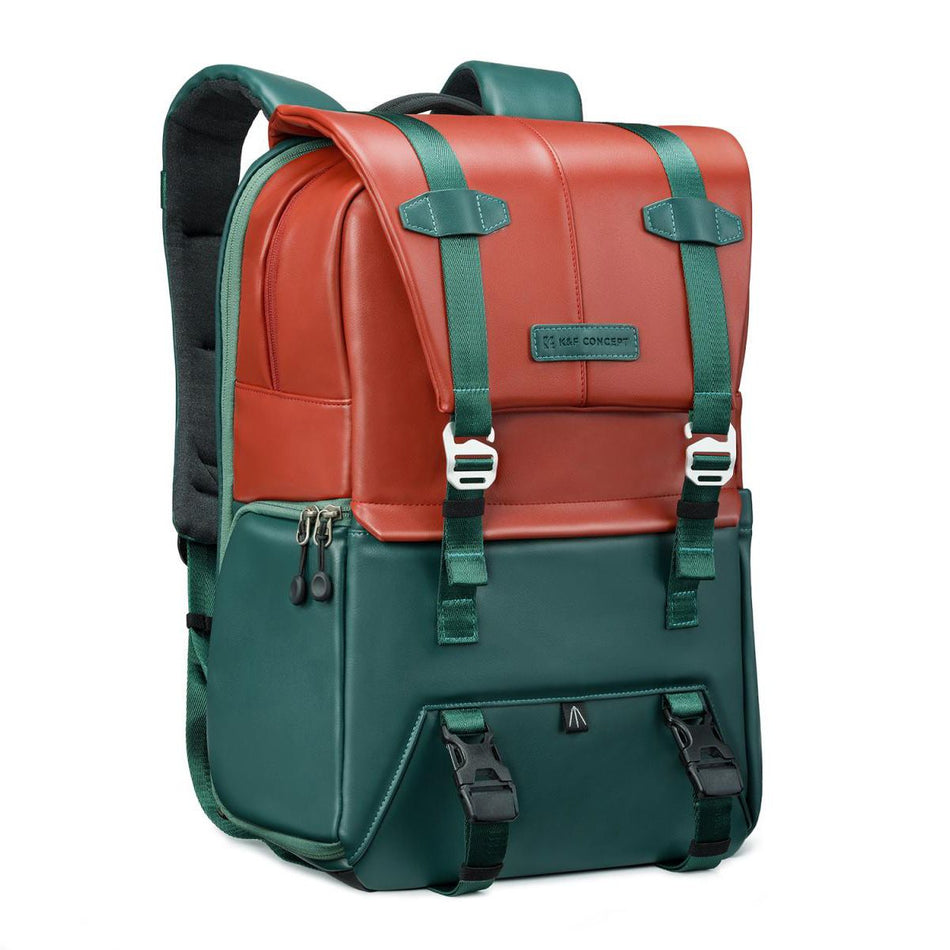 K&F Concept KF13.087AV8 Beta Photography Backpack (Vintage Red+Dark Green)
