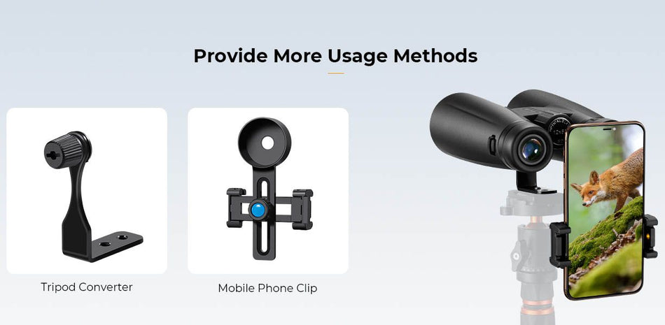 K&F Concept KF33.084 12X50 Waterproof IP66 Binoculars with BAK4 prism