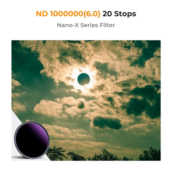 K&F Concept 82mm Nano-X ND1000000 (20 Stop)