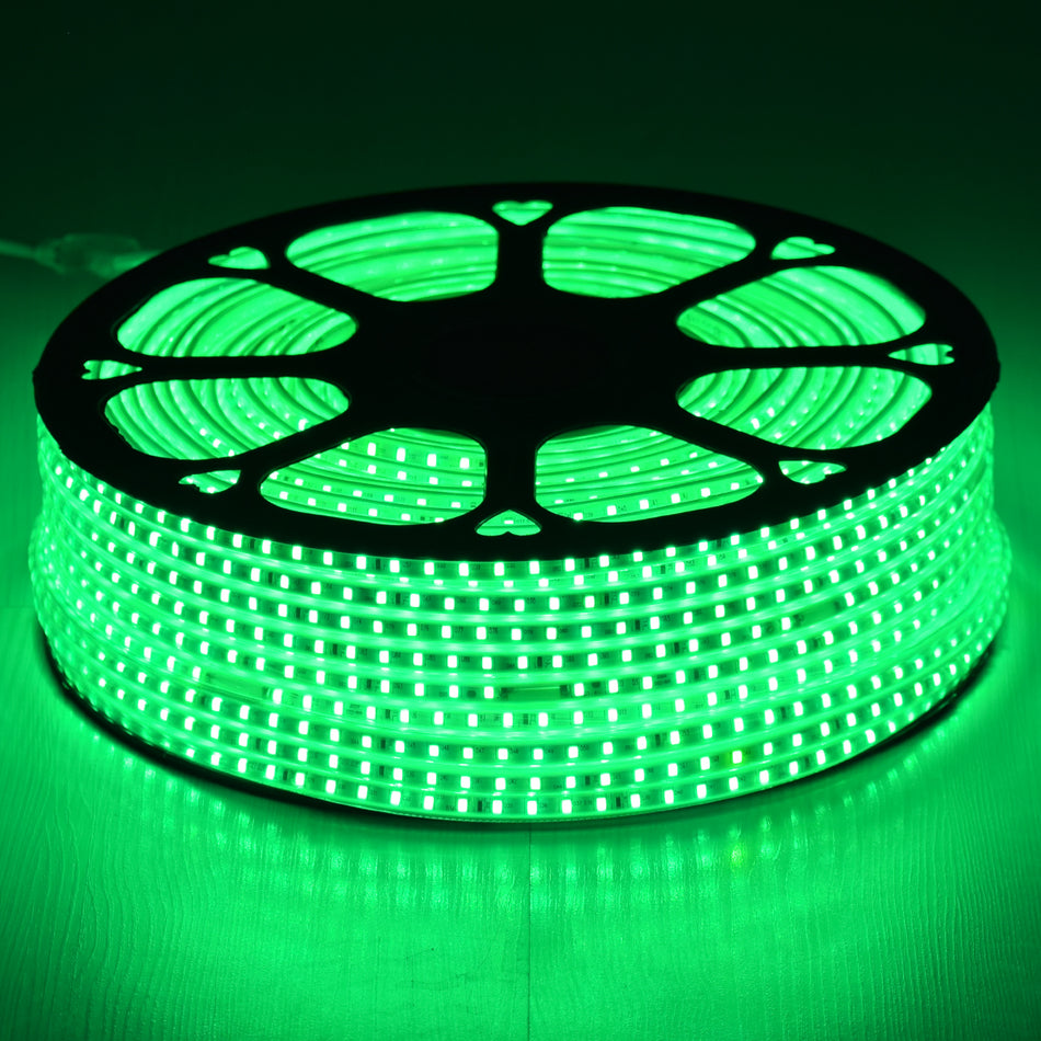 EPISLIM 70505 Ταινία LED 12W/m 780lm/m 120° DC 220-240V Αδιάβροχη IP65 96 x SMD2835 Chip/m Πράσινο Dimmable - Epistar SMD Chip - Μ100 x Π1 x Υ0.5cm - 3 Χρόνια Εγγύηση